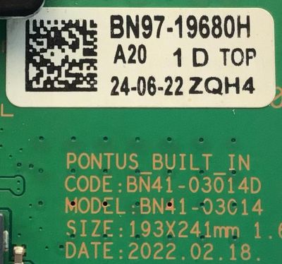 MAIN PARA SMAR TV SAMSUNG 4K RESOLUCION (3840 x 2160)  / NUMERO DE PARTE BN94-17616Q / BN41-03014 / BN97-19680H / NUMERO DE PANEL CY-TB075FMEV1H / DISPLAY BN96-50413A / HV750QUB-S7B / MODELO QN75Q80BA - Imagen 3